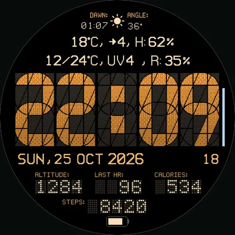 Segment34 watch-face preview