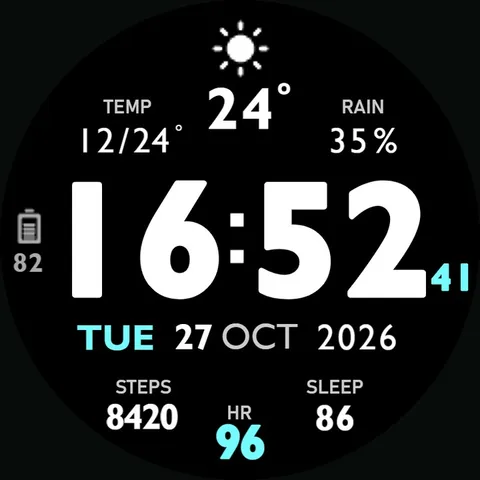 Xer01 watch-face preview