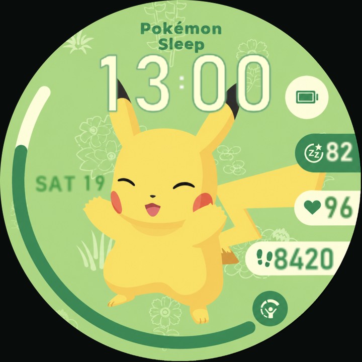 Pokemon Sleep 2 watch-face preview