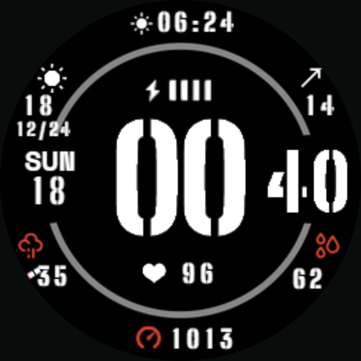 Circle030 with AOD (expermental) watch-face preview