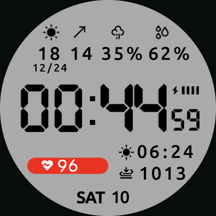 Digital050 watch-face preview