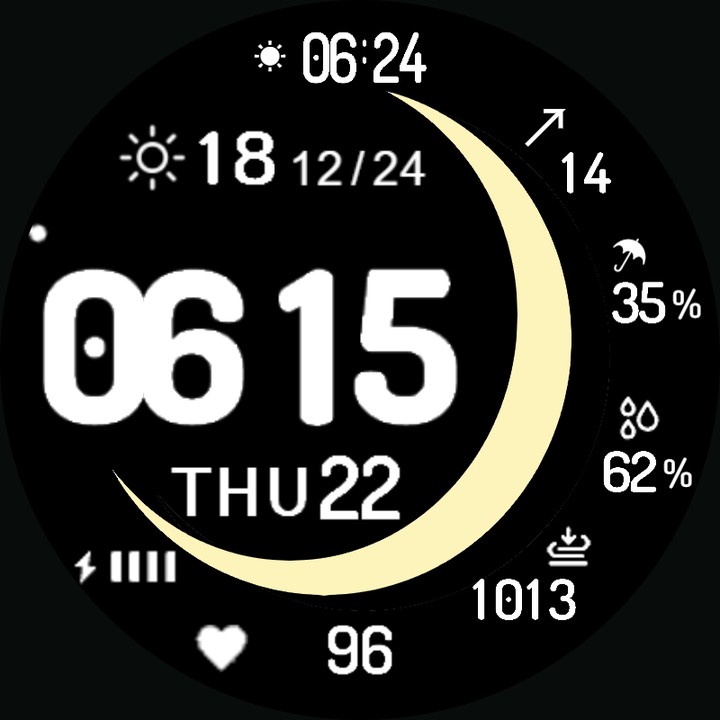 CrescentMoon031 expermenal watch-face preview