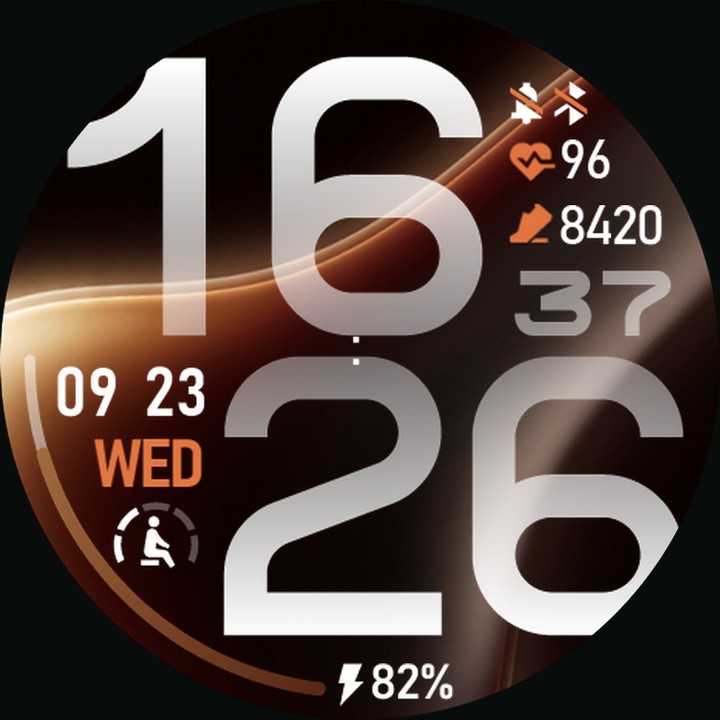 ENTHUSIASM watch-face preview