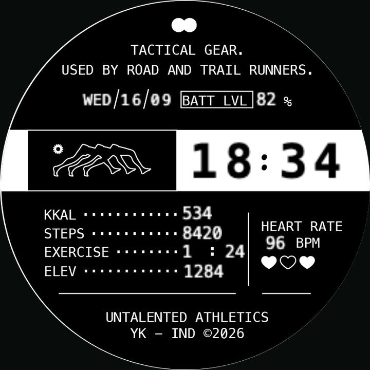 Untalented 001 watch-face preview
