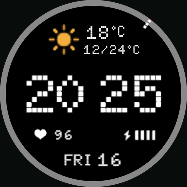 Dot030 watch-face preview