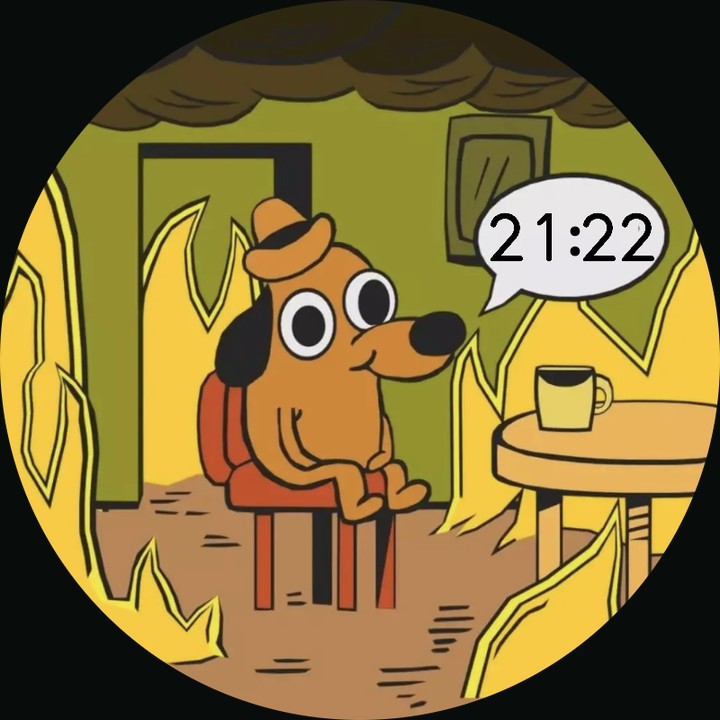 This is fine watch-face preview