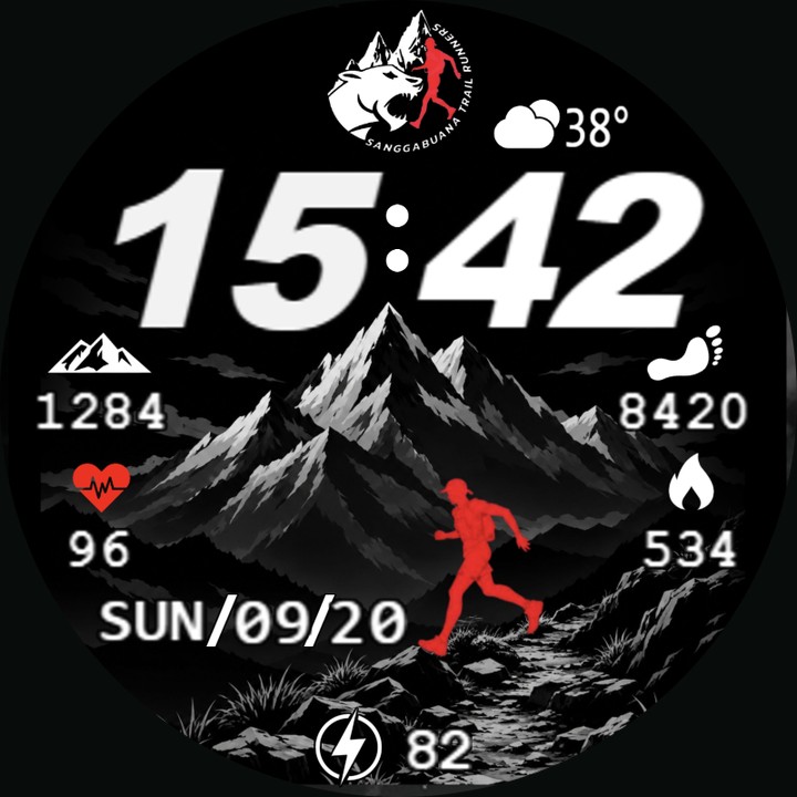 Sanggabuana watch-face preview