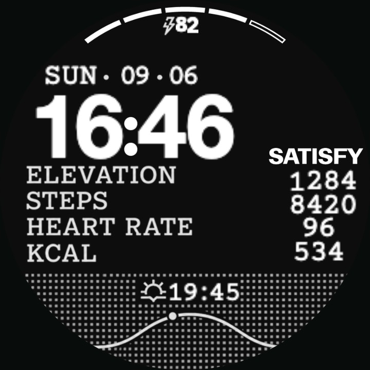 Coros watch-face preview