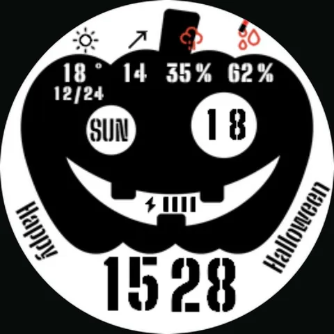 Halloween030 (expermental) watch-face preview