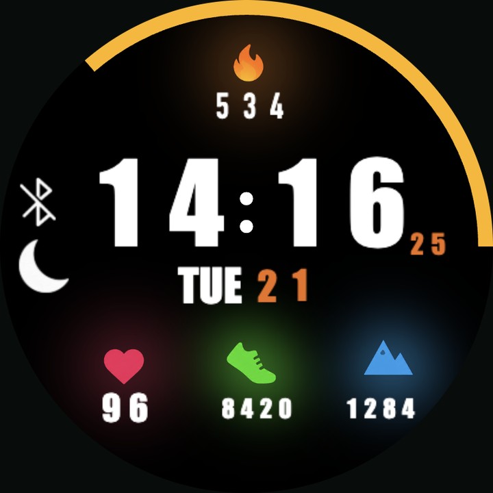 Vital Arc watch-face preview