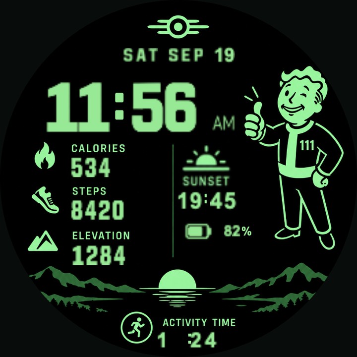 VAULT watch-face preview