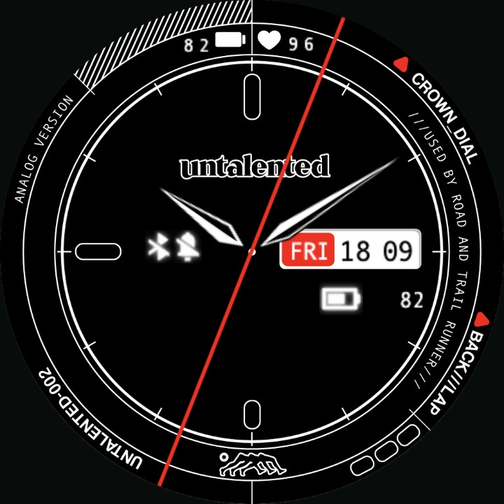 untalented 002 (analog ver) watch-face preview