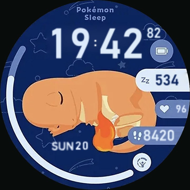 Pokemon Sleep 3 watch-face preview